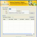 Free Lepide Active Directory Query freeware screenshot