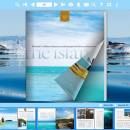 Flash Flip Book theme with Dolphin style freeware screenshot