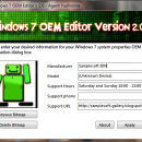Windows 7 OEM Editor freeware screenshot