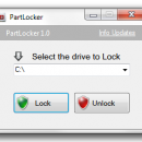 PartLocker freeware screenshot