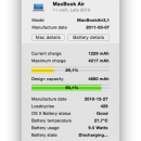 coconutBattery for Mac freeware screenshot