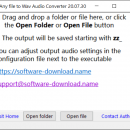 Any file to Wav Audio Converter freeware screenshot