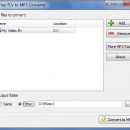 Free FLV to MP3 Converter freeware screenshot