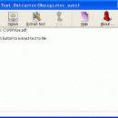 A-PDF Text Extractor freeware screenshot
