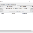 Portable PeerBlock freeware screenshot