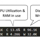 Taskbar stats freeware screenshot