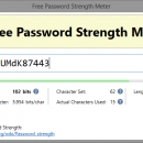 Free Password Strength Meter freeware screenshot