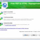 Free PDF to HTML freeware screenshot