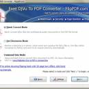 FlipPDF Free DJVU to PDF Converter freeware screenshot