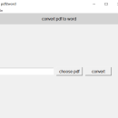 pdf2word(free pdf to word  converter) freeware screenshot