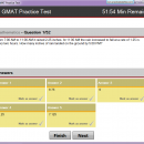 Free GMAT Practice Test freeware screenshot