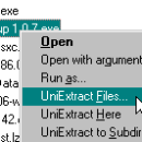 Universal Extractor freeware screenshot