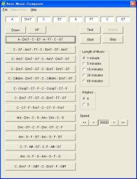 Auto Music Composer Light freeware screenshot