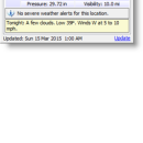 WeatherMate freeware screenshot