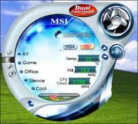 MSI Dual Core Center freeware screenshot