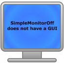 SimpleMonitorOff freeware screenshot