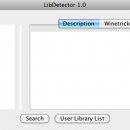 LibDetector for Mac OS X freeware screenshot