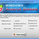 Disable Windows Autorun freeware screenshot