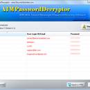 AIM Password Decryptor freeware screenshot