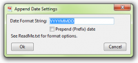 AppendDate freeware screenshot