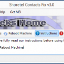 Shoretel Contacts Fix freeware screenshot