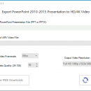 PowerPoint HD Video freeware screenshot