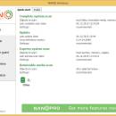 NANO AntiVirus freeware screenshot