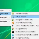 1Click Uninstaller freeware screenshot