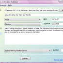 Sermons on the Web freeware screenshot