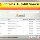 Autofill Viewer for Chrome freeware screenshot