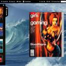 Flash flip book template of Surfing freeware screenshot