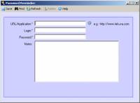 Password Reminder freeware screenshot