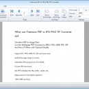 Freemore PDF to JPG PNG TIF Converter freeware screenshot