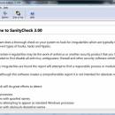 SanityCheck freeware screenshot