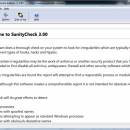 SanityCheck freeware screenshot