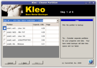Kleo Bare Metal Backup for Servers freeware screenshot