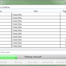 PDF  Combiner freeware screenshot