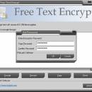Free Text Encrypt freeware screenshot