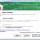 FlipPageMaker Free DjVu to PDF freeware screenshot