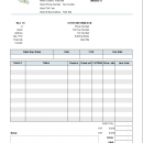 Hotel Invoice Template freeware screenshot