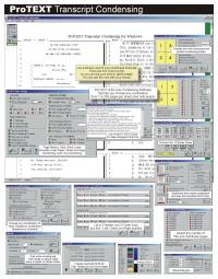 proTeXt freeware screenshot