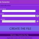 SQL File Generator freeware screenshot