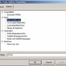 Haali Media Splitter freeware screenshot