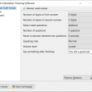 Mental Calculation Training Software freeware screenshot