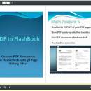 FlipPDF PDF to Flashbook freeware screenshot