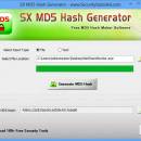 SX MD5 Hash Generator freeware screenshot