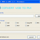 Convert VOB to AVI freeware screenshot