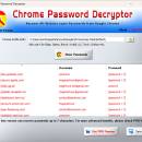Password Decryptor for Chrome freeware screenshot