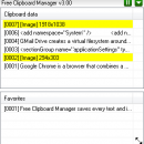 Free Clipboard Manager freeware screenshot