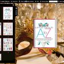 Flash flip book theme of Masks freeware screenshot